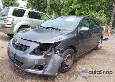 2009 Toyota Corolla Le z USA, uszkodzony, nr VIN 2T1BU40E59C142718